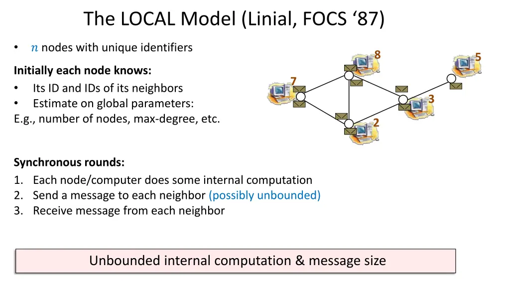 the local model linial focs 87