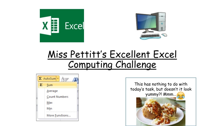 miss pettitt s excellent excel computing challenge