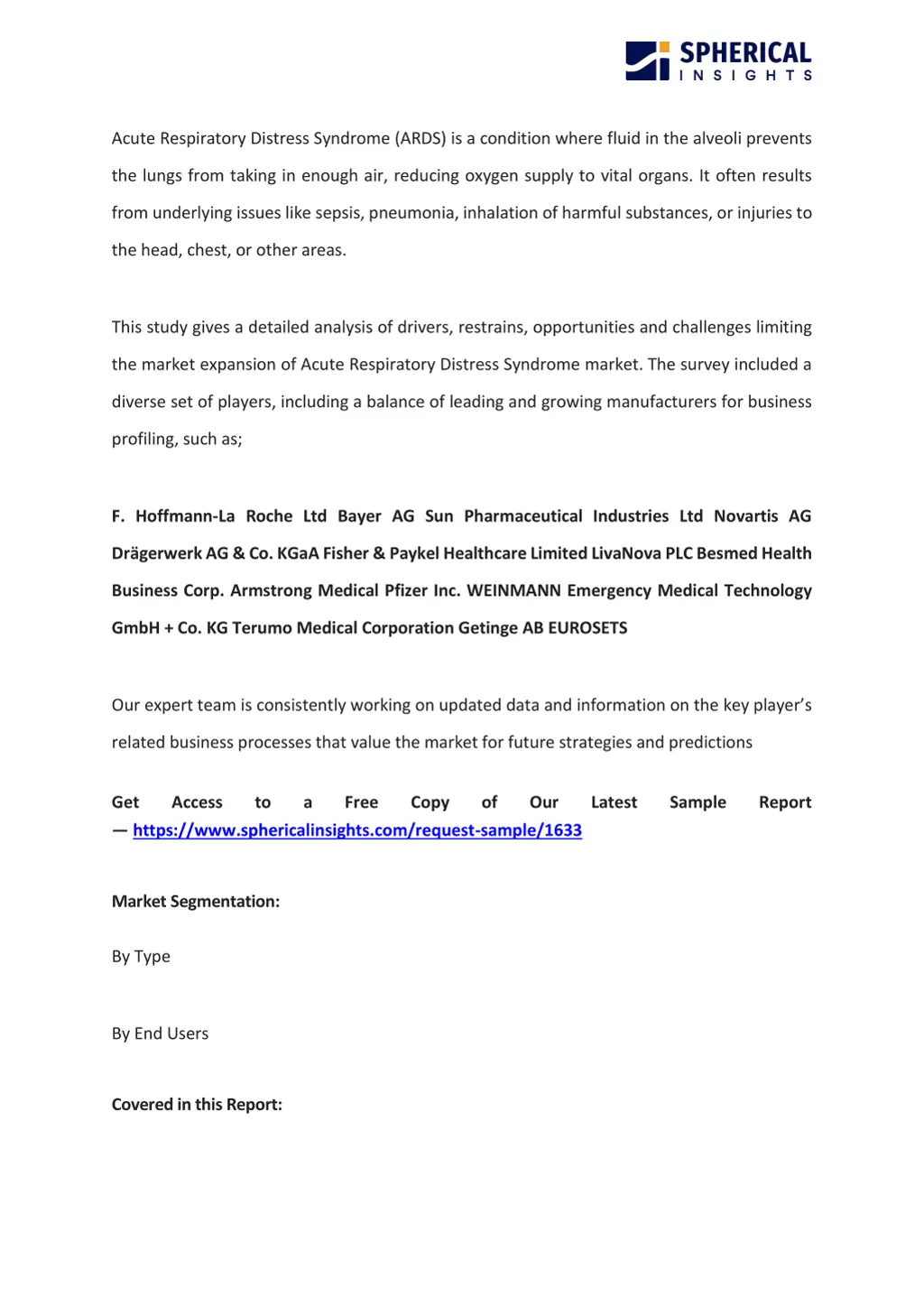 acute respiratory distress syndrome ards