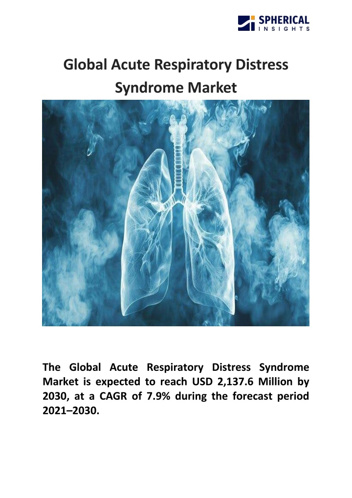 global acute respiratory distress syndrome market