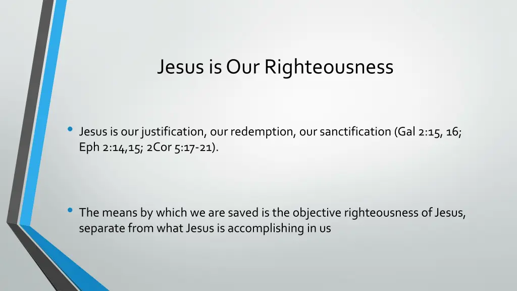 jesus is our righteousness