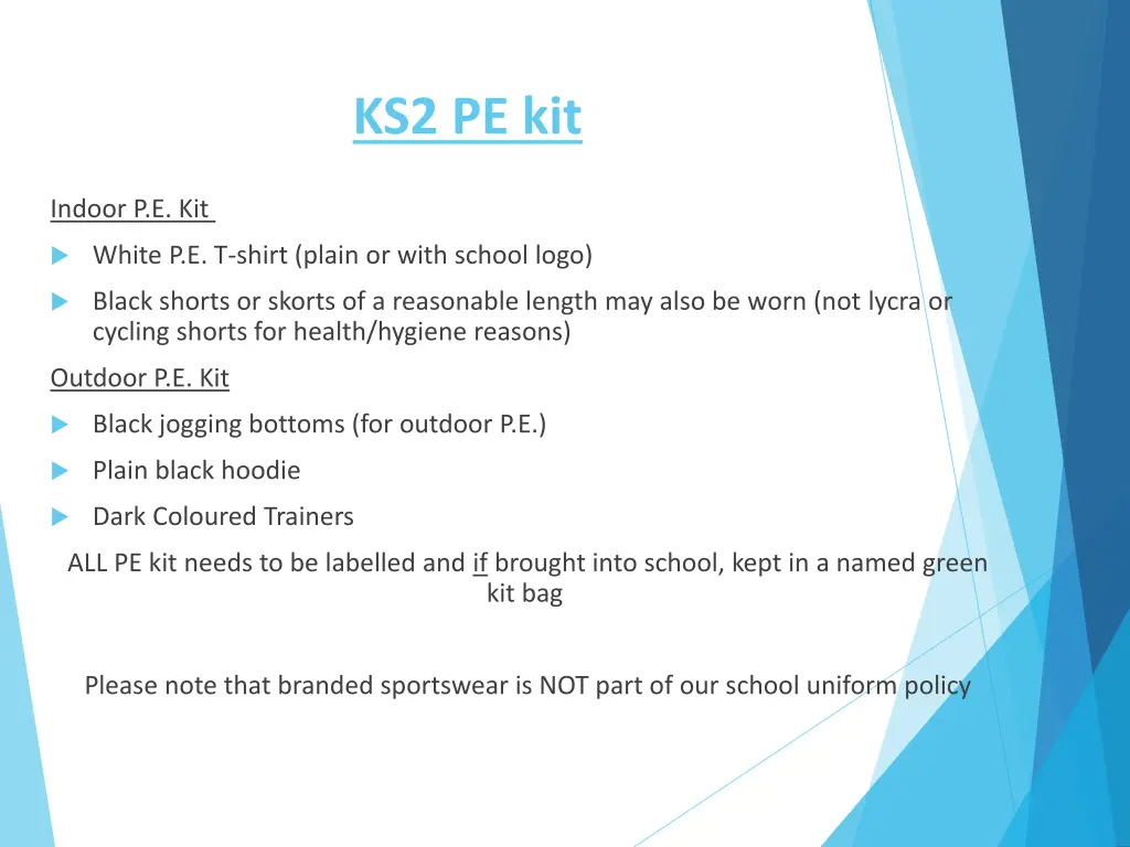 ks2 pe kit