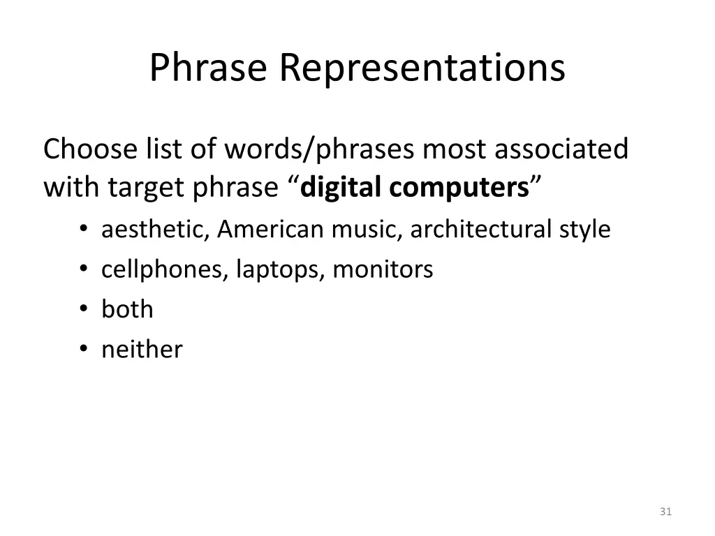 phrase representations 1