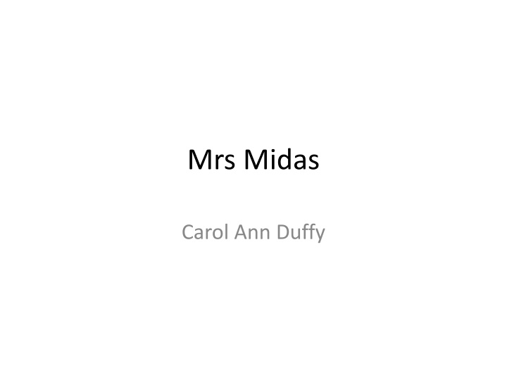 mrs midas