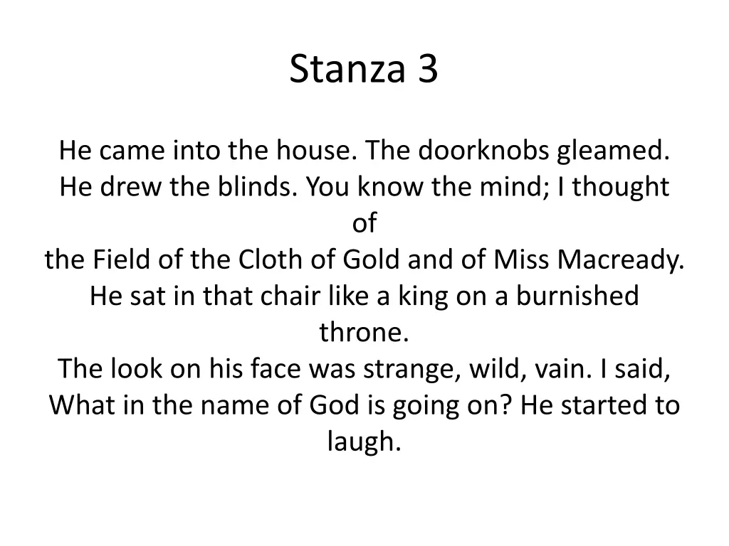 stanza 3