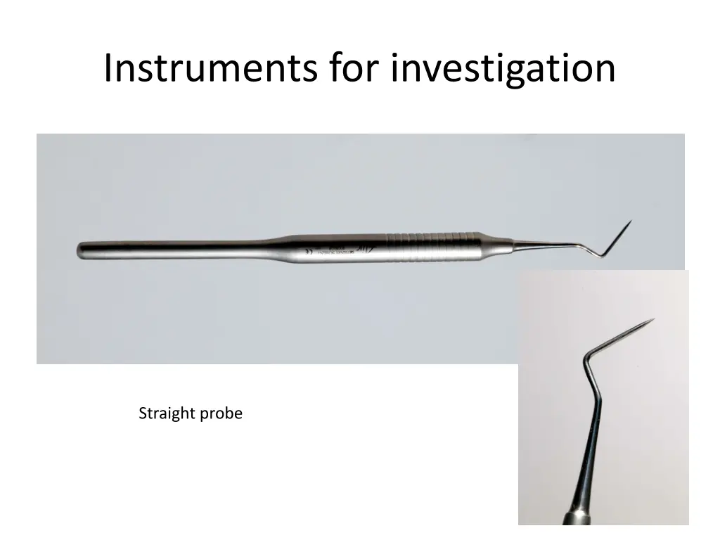 instruments for investigation 1