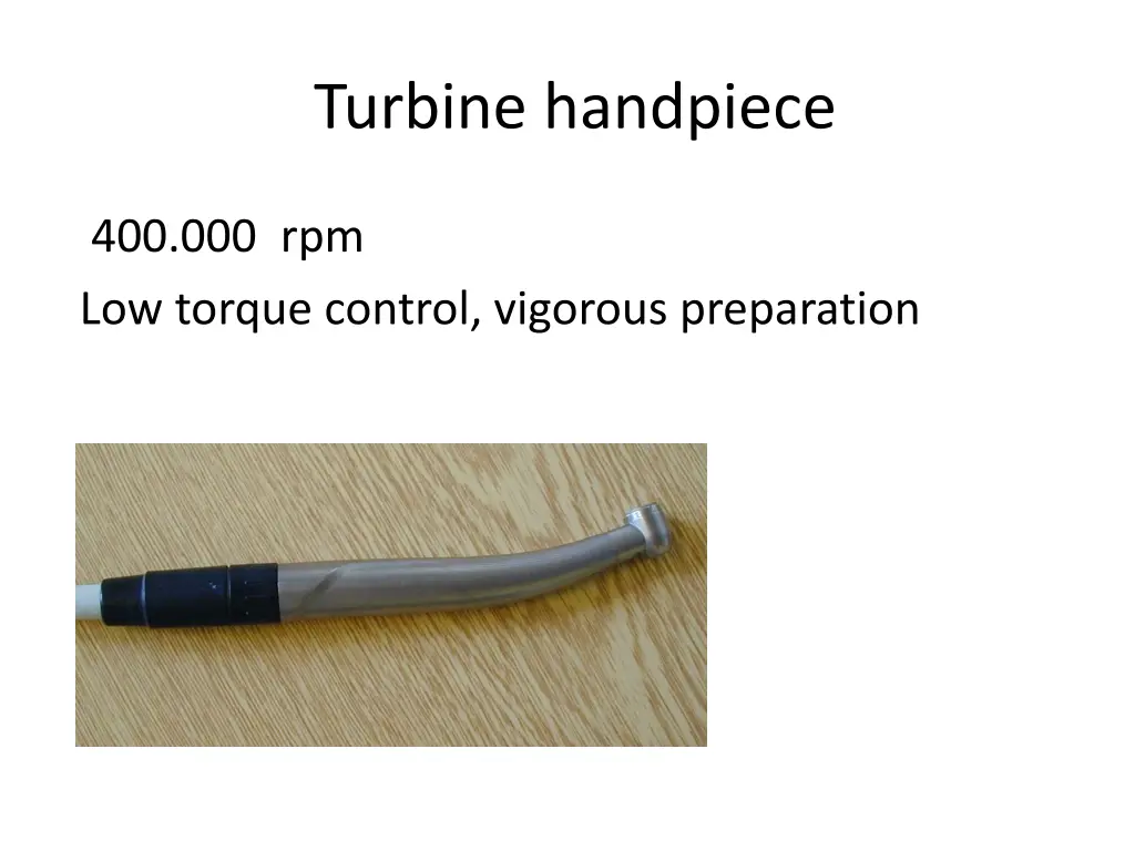 turbine handpiece