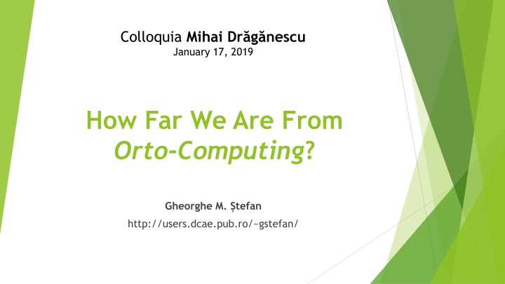 colloquia mihai dr g nescu january 17 2019