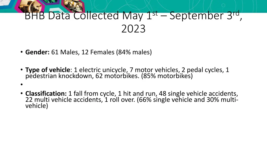 bhb data collected may 1 st september 3 rd 2023 1