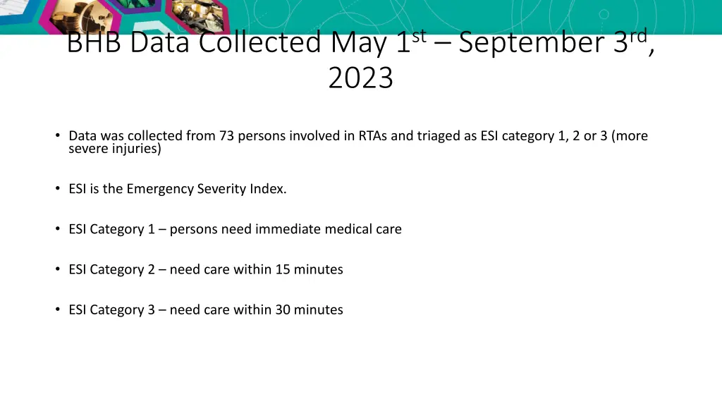 bhb data collected may 1 st september 3 rd 2023