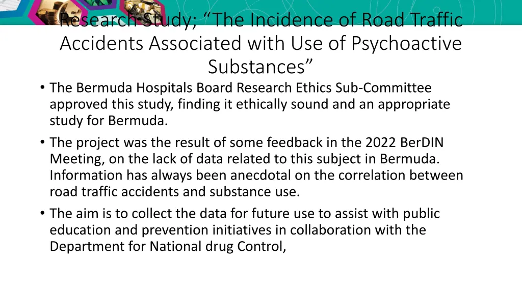 research study the incidence of road traffic