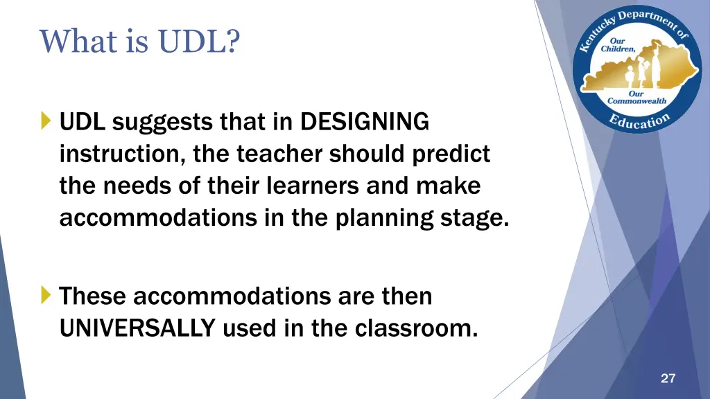 what is udl 1