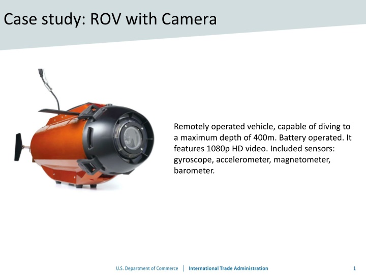 case study rov with camera