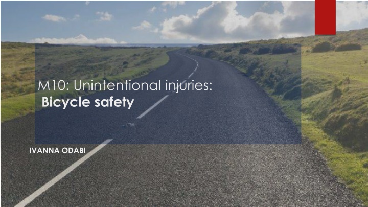 m10 unintentional injuries bicycle safety