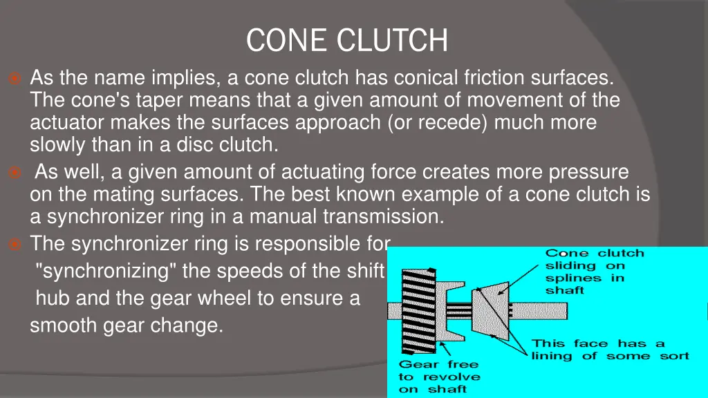 cone clutch