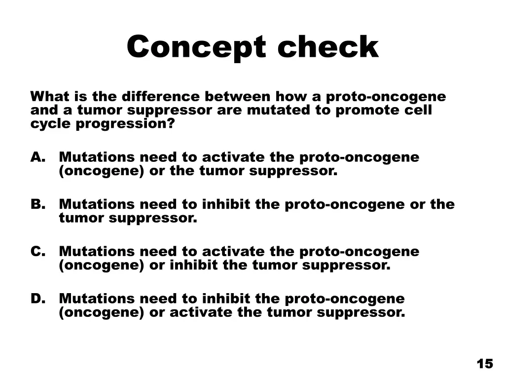 concept check