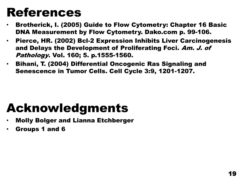 references brotherick i 2005 guide to flow