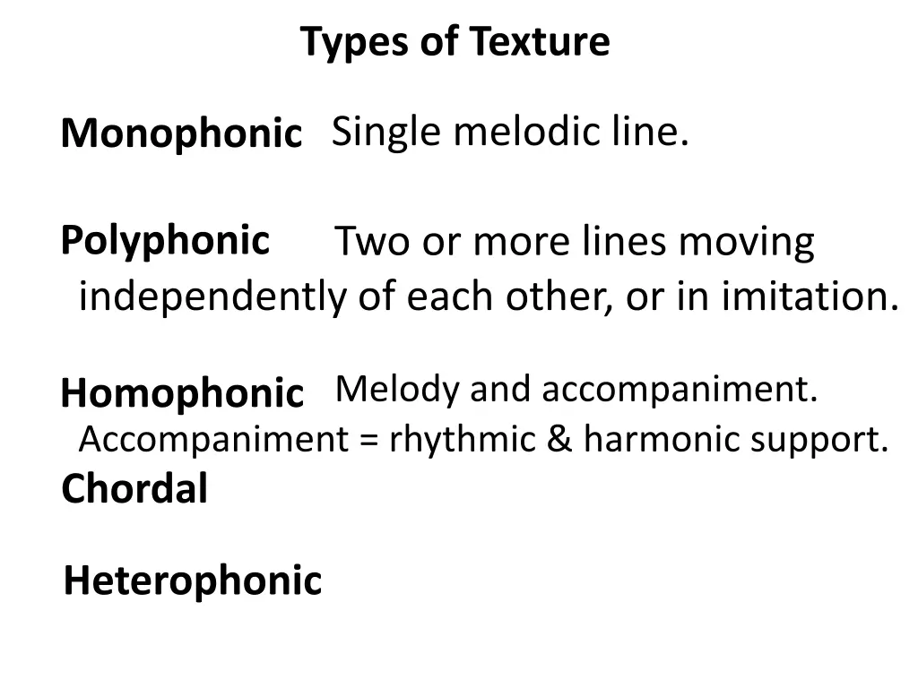 types of texture 7