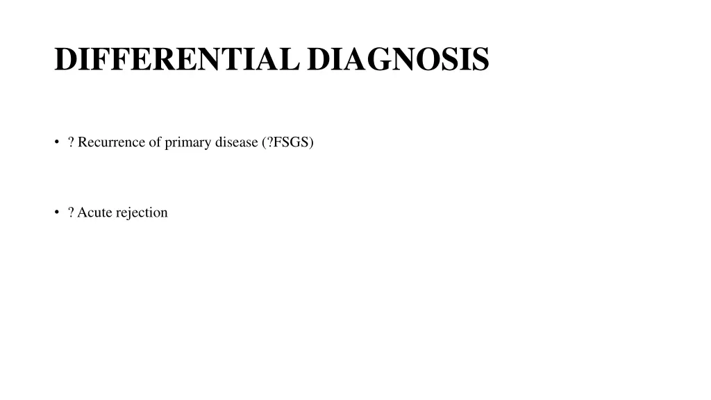 differential diagnosis 1