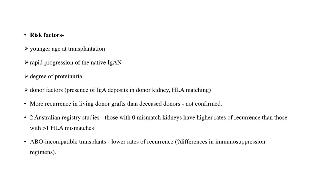 risk factors