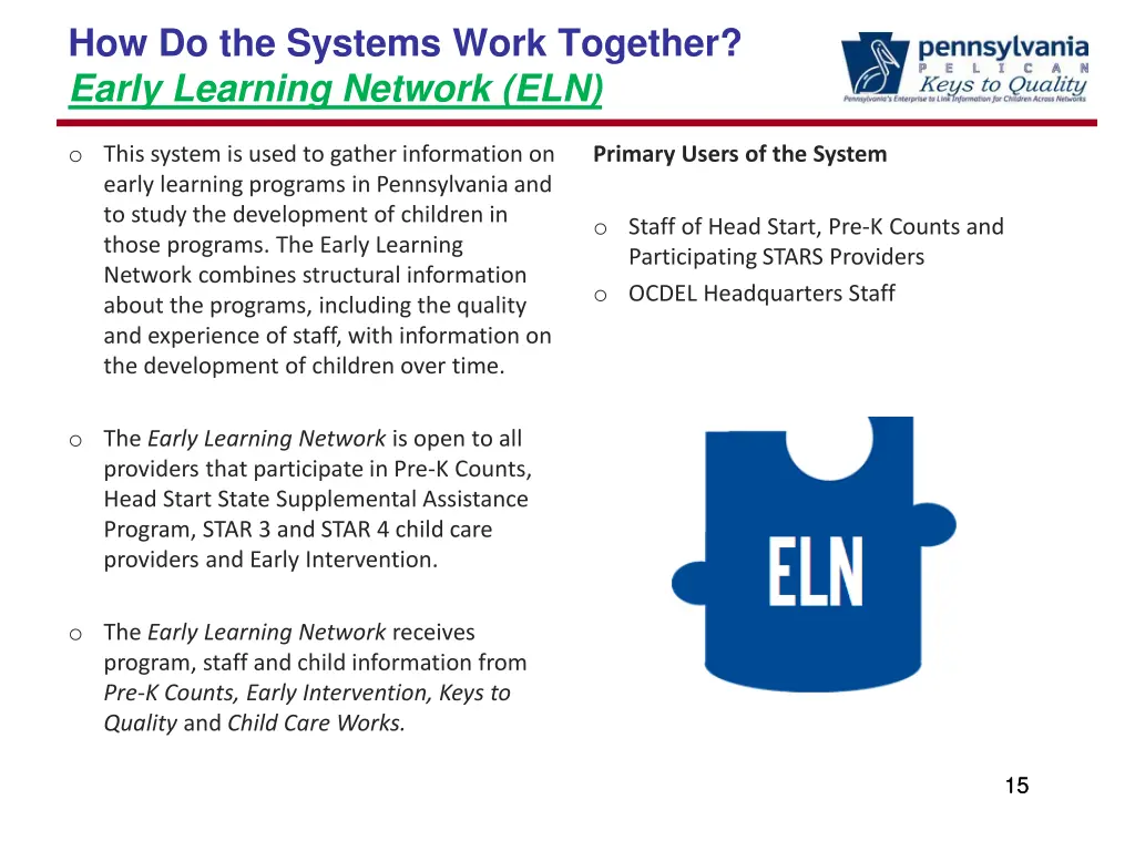 how do the systems work together early learning