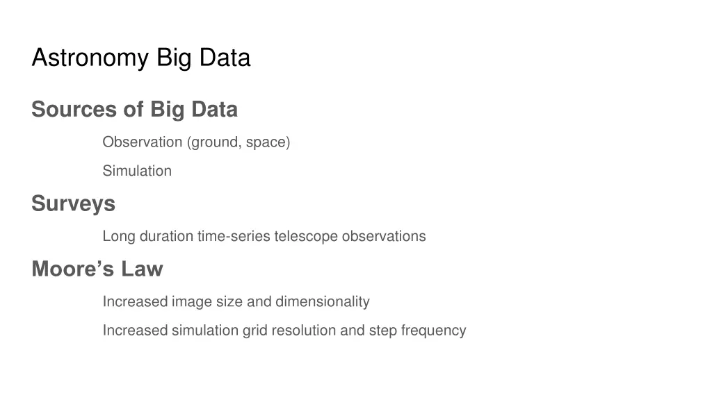 astronomy big data