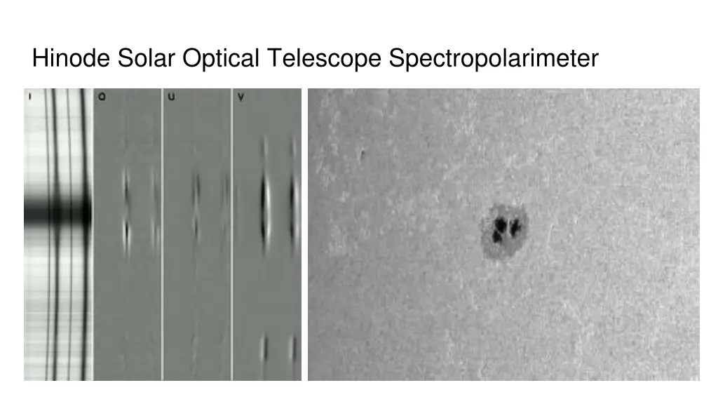 hinode solar optical telescope spectropolarimeter