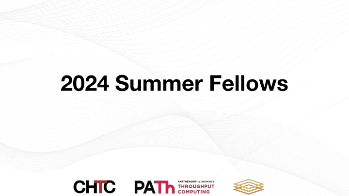 2024 summer fellows