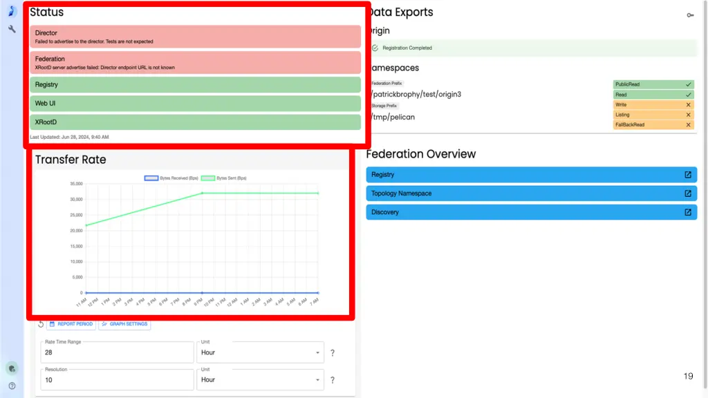 existing origin web ui