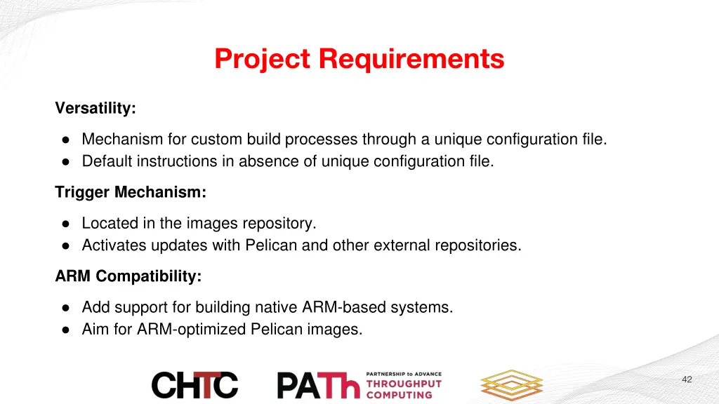 project requirements