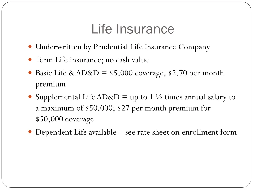 life insurance