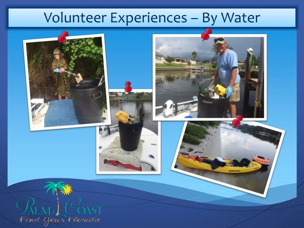 volunteer experiences by water