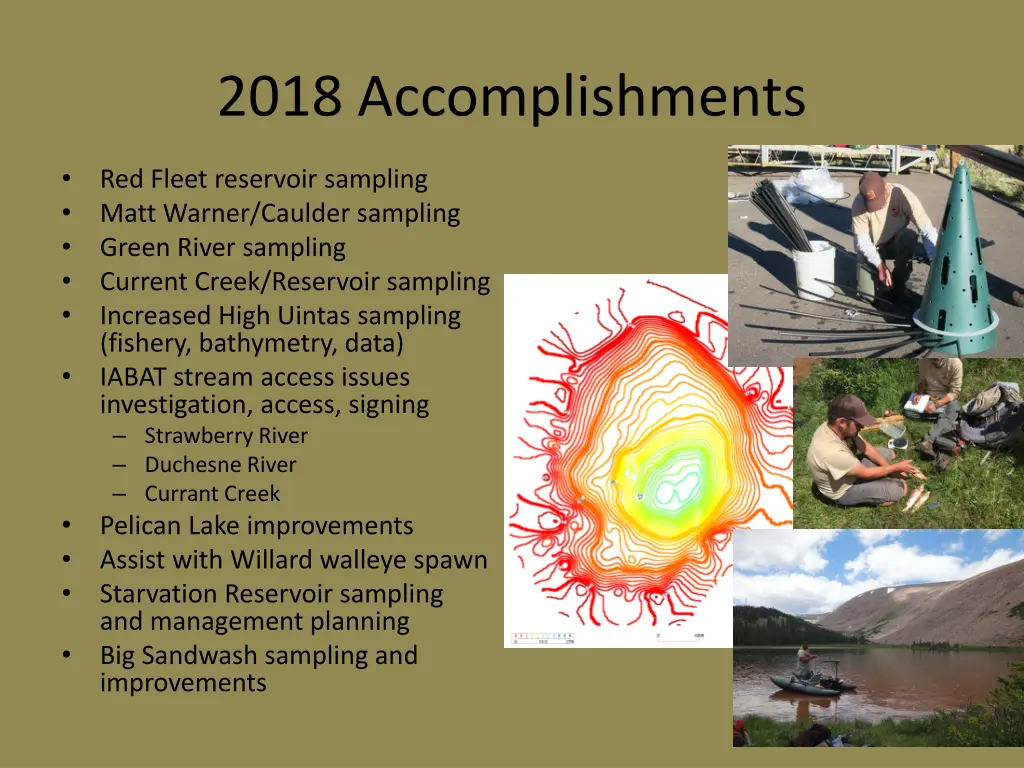 2018 accomplishments