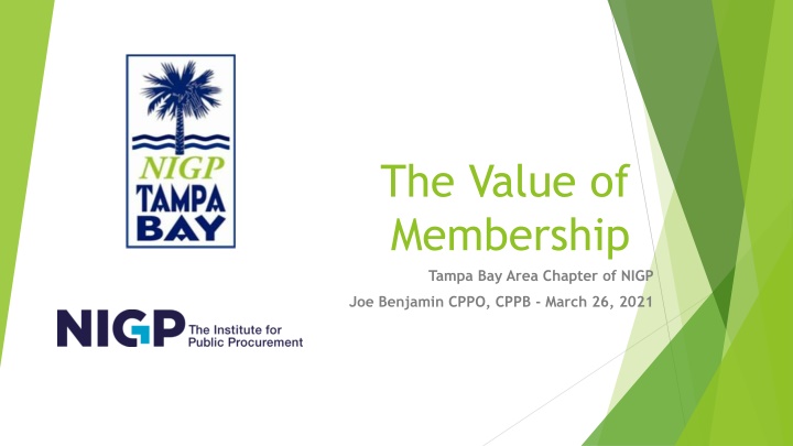 the value of membership tampa bay area chapter