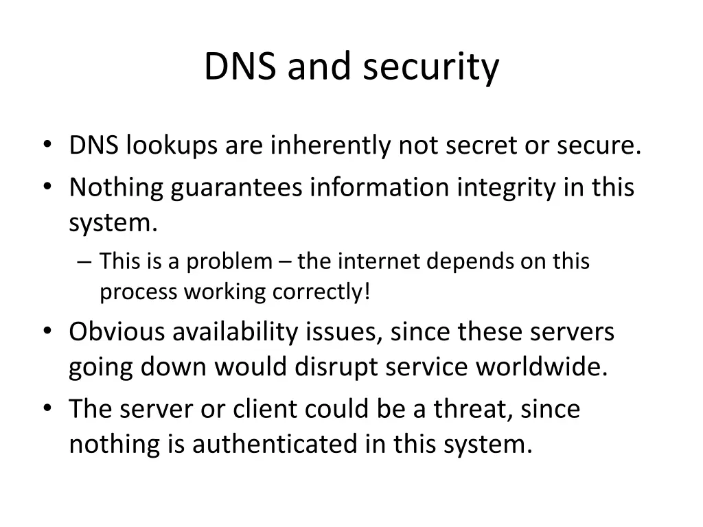 dns and security