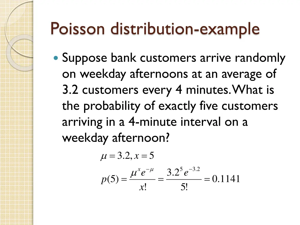 poisson distribution example