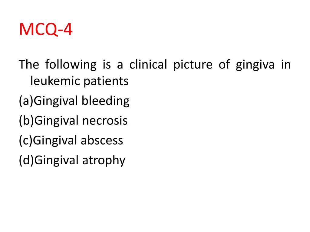 mcq 4