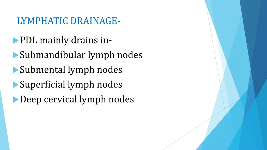 lymphatic drainage