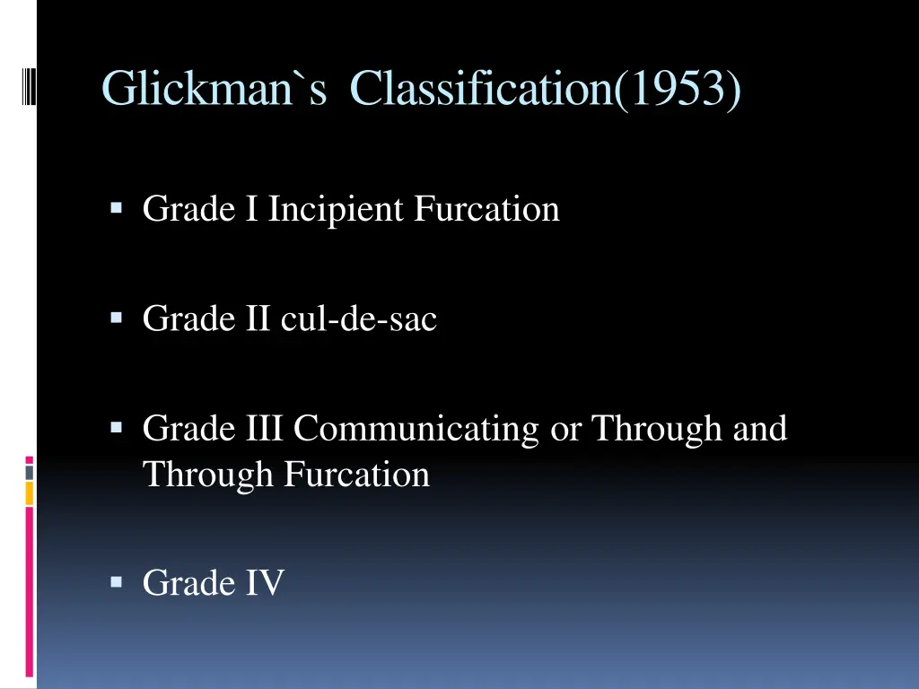 glickman s classification 1953