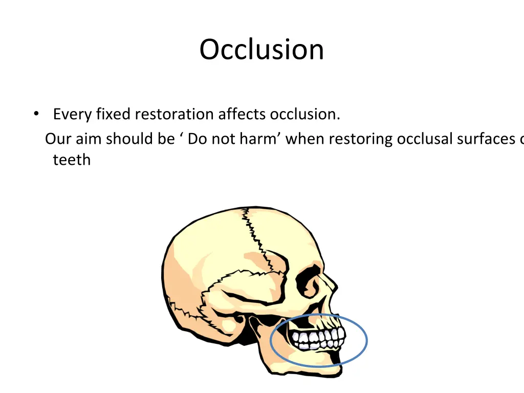 occlusion