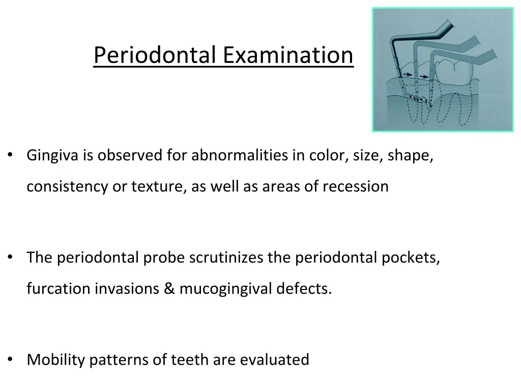 periodontal examination