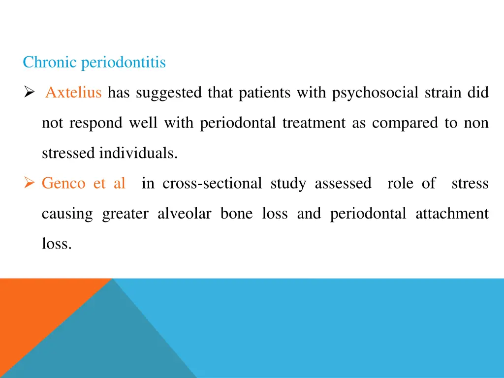 chronic periodontitis