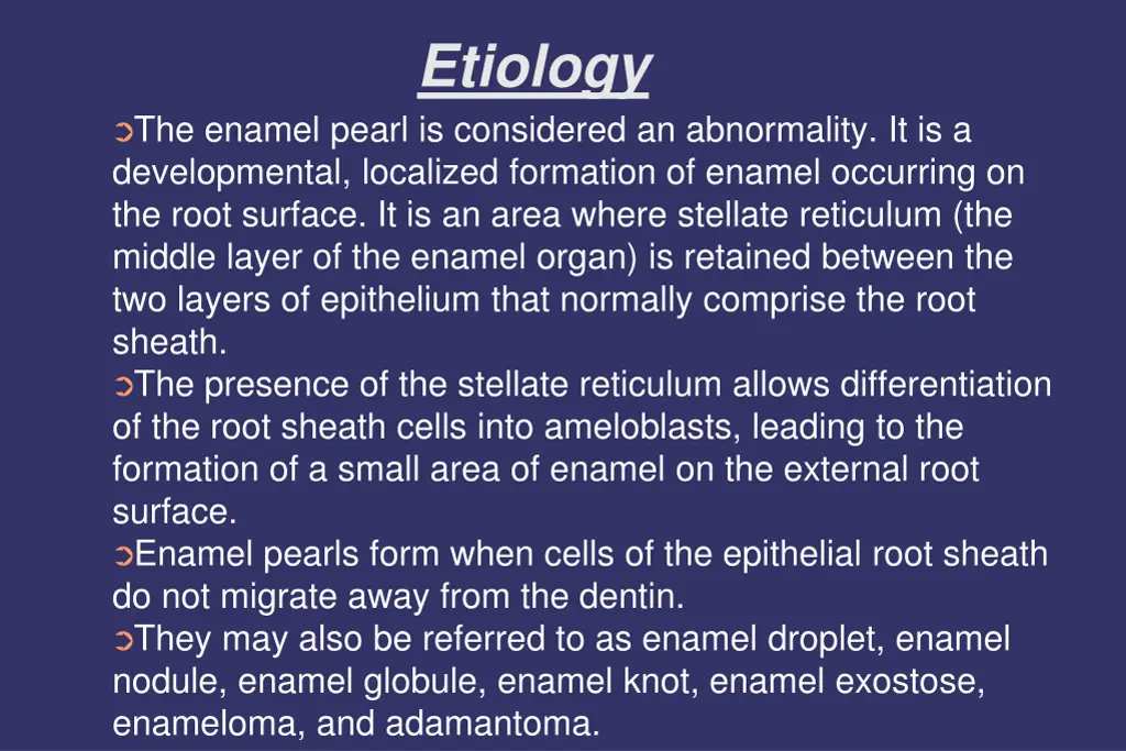 etiology