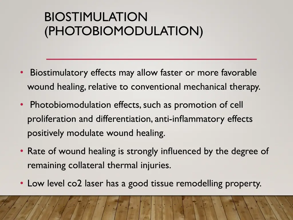 biostimulation photobiomodulation