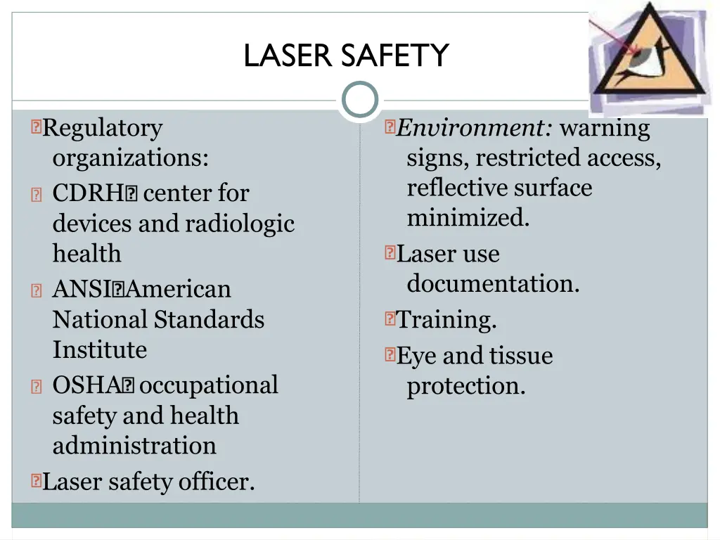 laser safety