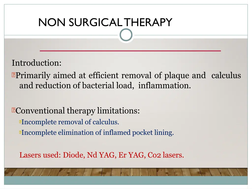 non surgicaltherapy