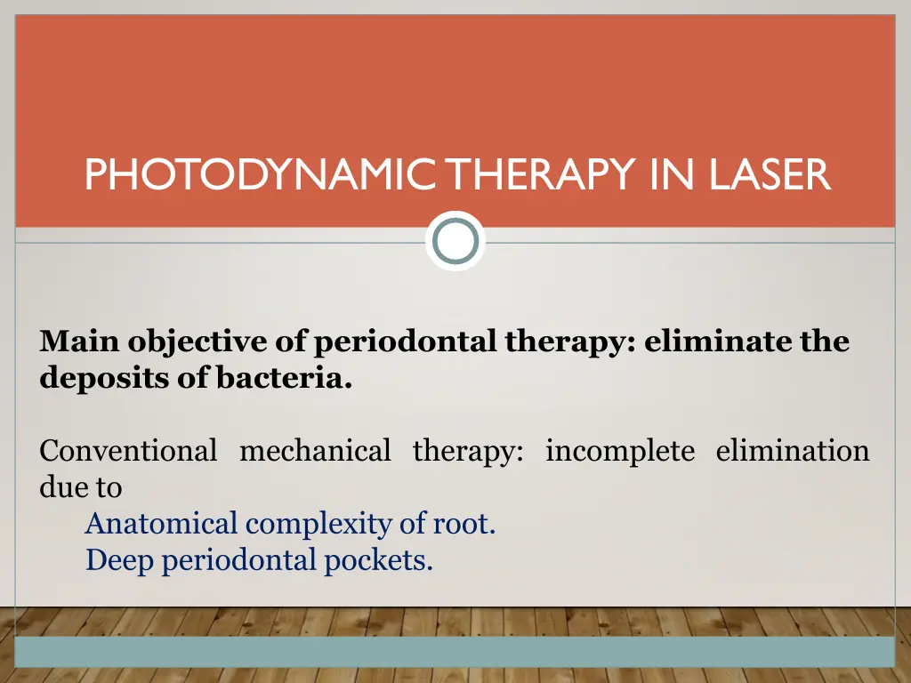 photodynamic therapy in laser