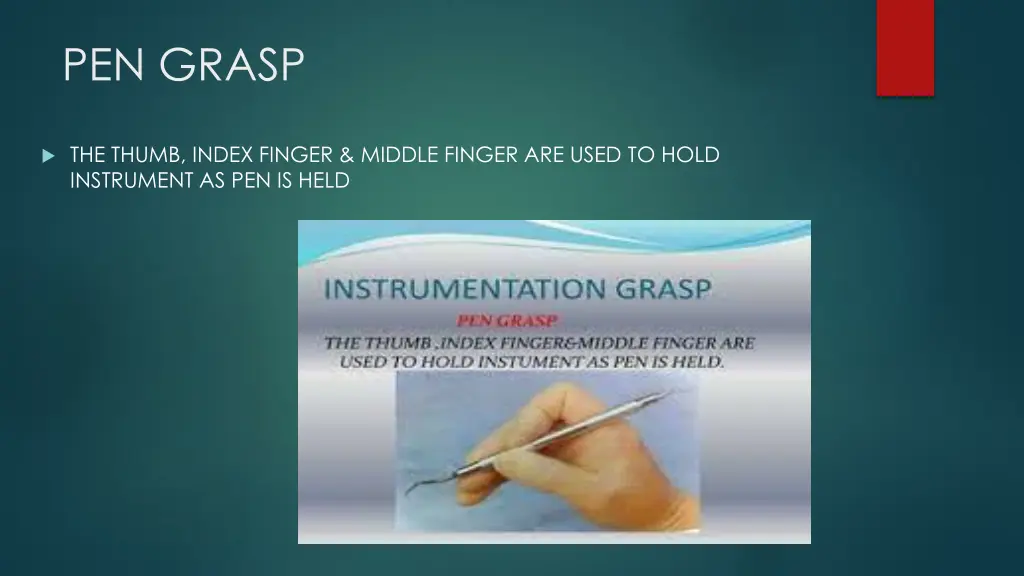 pen grasp