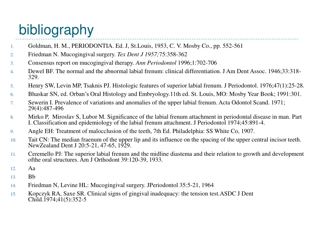 bibliography