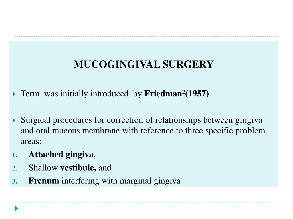 mucogingival surgery